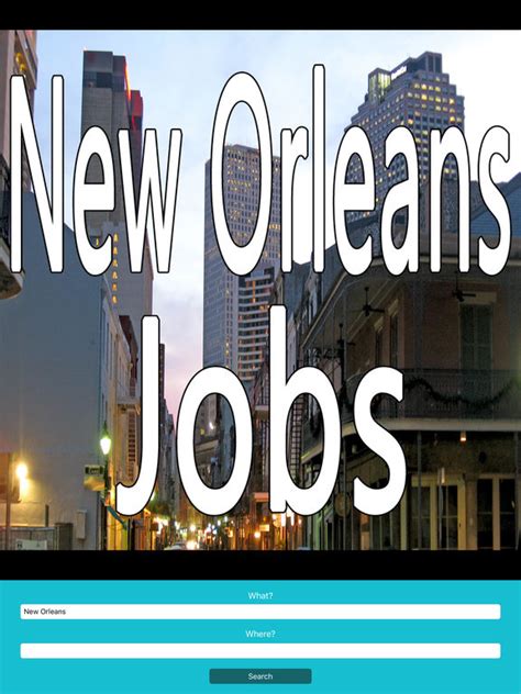 Jobs new orleans. Things To Know About Jobs new orleans. 